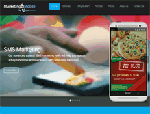 Tablet Screenshot of marketingandmobile.com